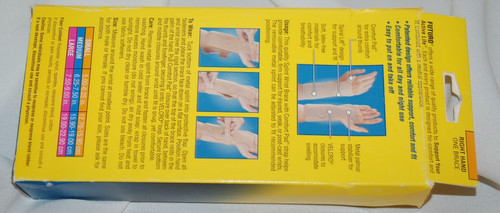 Futuro splint wrist - wrist, brace
